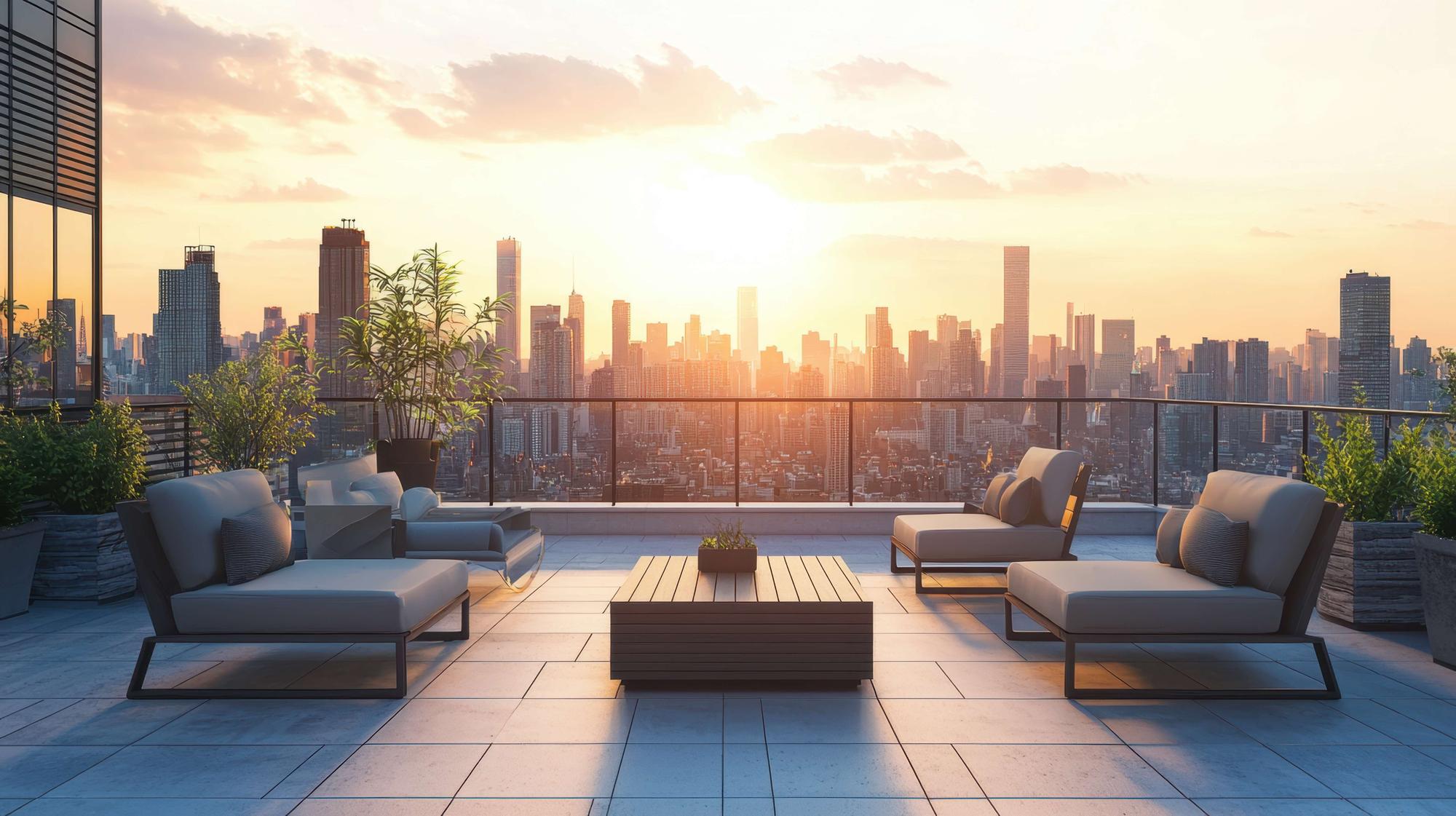 vedere panoramica balcon apartament